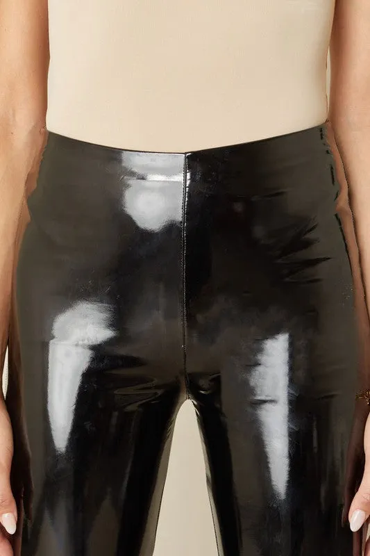 Luxe Pu Leggings-FINAL SALE
