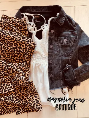 Lydia Leopard Flare Leggings S-3X