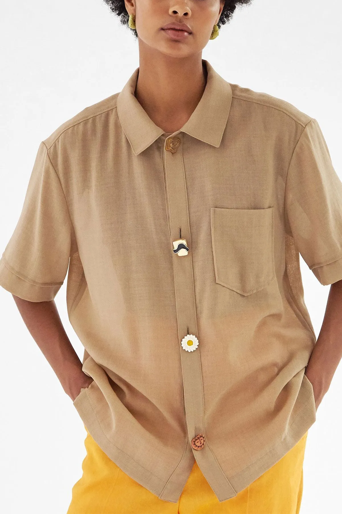 Marty Shirt in Beige