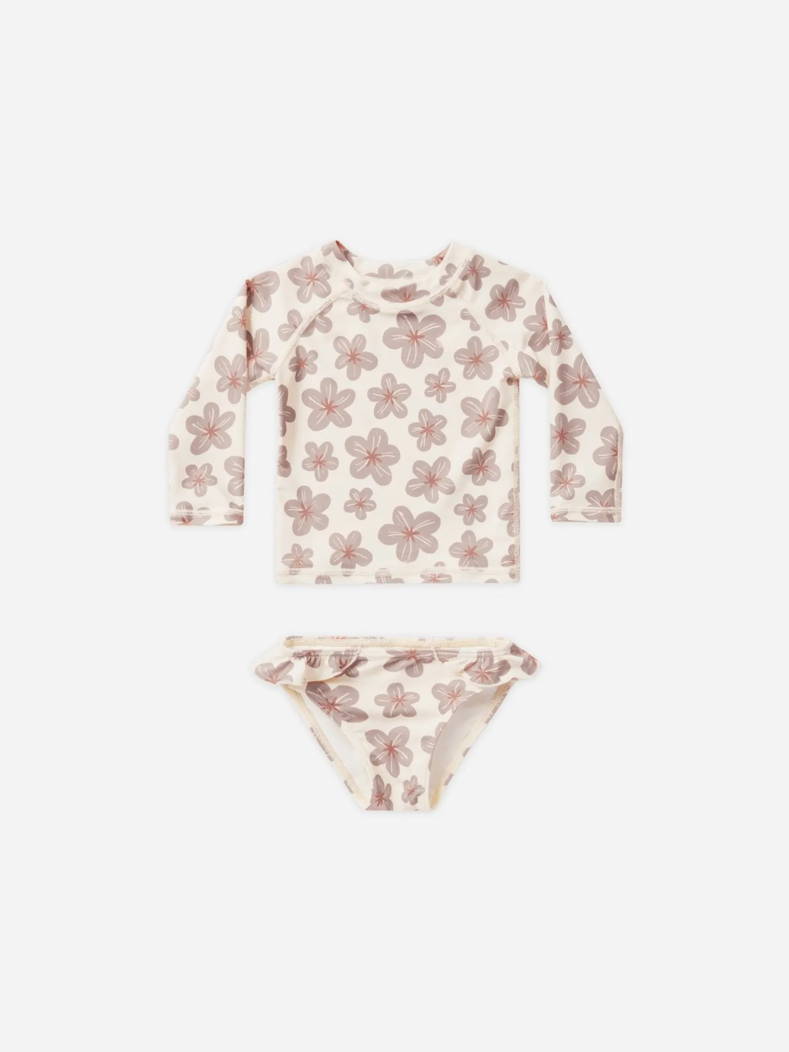 Maryn Rash Guard Set || Hibiscus
