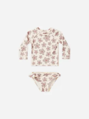 Maryn Rash Guard Set || Hibiscus