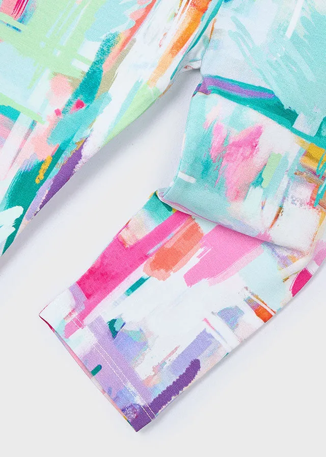 Mayoral Girls Aqua Leggings