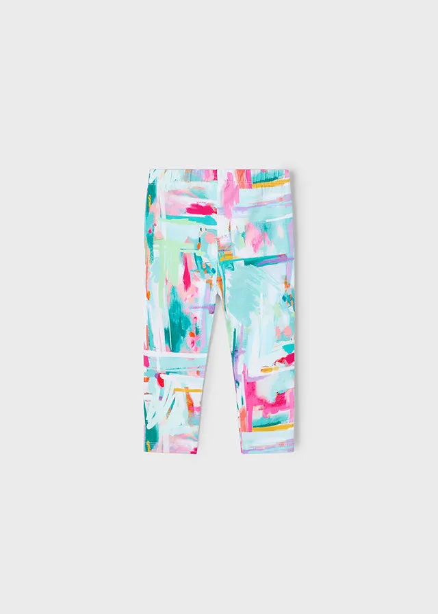 Mayoral Girls Aqua Leggings