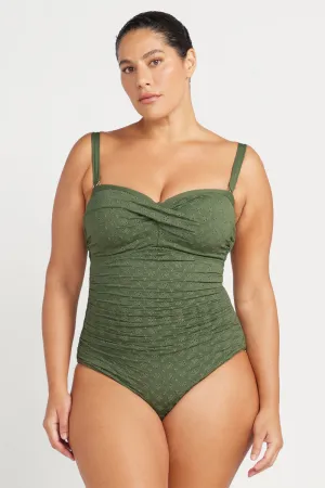 Mellifluous Botticelli Bandeau D / DD Underwire One Piece
