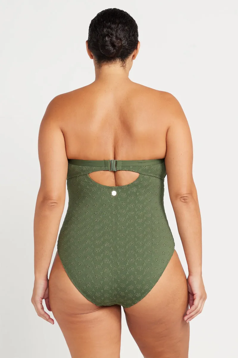 Mellifluous Botticelli Bandeau D / DD Underwire One Piece