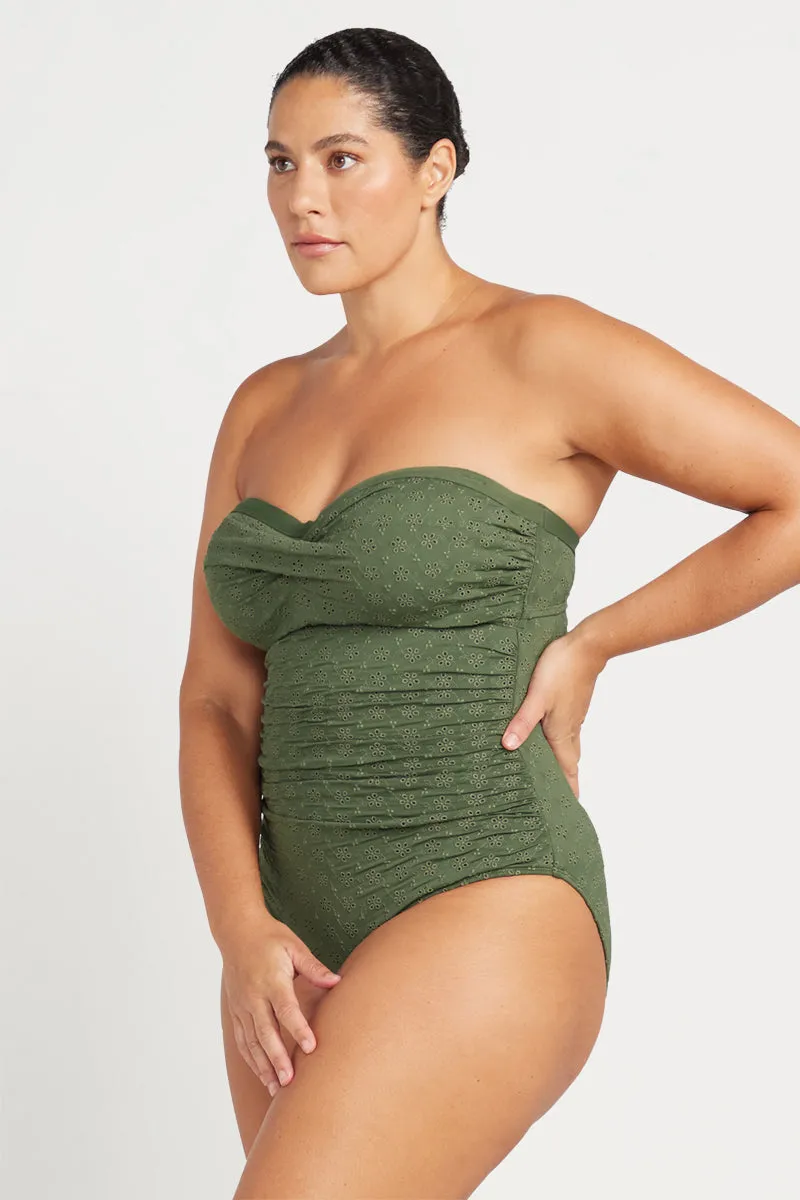 Mellifluous Botticelli Bandeau D / DD Underwire One Piece