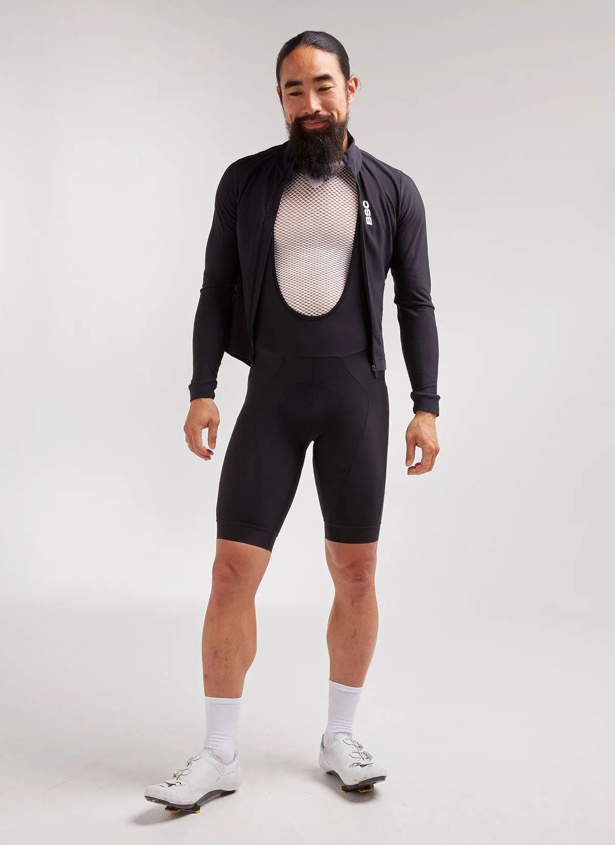 Men's Elements LS Thermal Jersey - Black