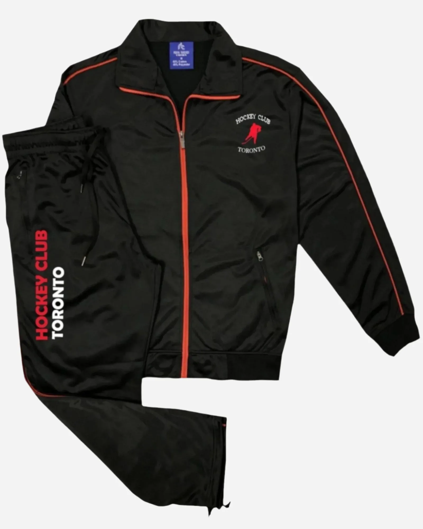 Men's Hockey Club Designer Tracksuit With Track Jacket & Jogger Track Pants