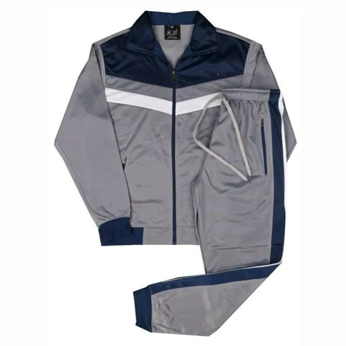 MEN'S SPORTSWEAR COLORFUL 3 TONE JOGGER TRACKSUIT W/DRAWSTRINGS SMALL UPTO 5X