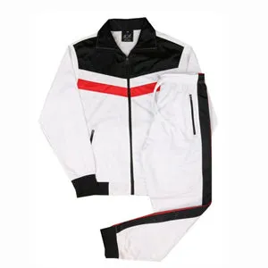 MEN'S SPORTSWEAR COLORFUL 3 TONE JOGGER TRACKSUIT W/DRAWSTRINGS SMALL UPTO 5X
