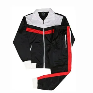 MEN'S SPORTSWEAR COLORFUL 3 TONE JOGGER TRACKSUIT W/DRAWSTRINGS SMALL UPTO 5X