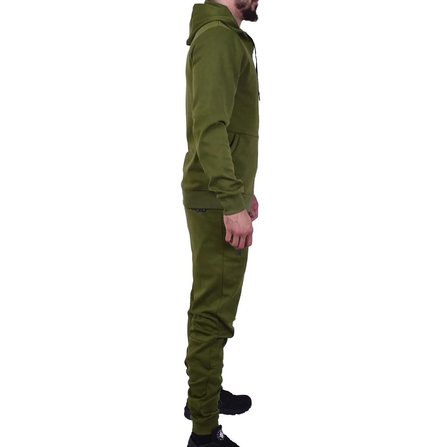 Men's Tech Fleece Tracksuit - Olive