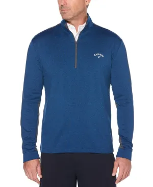 Mens Thermal Fine Line Pullover with Chevron
