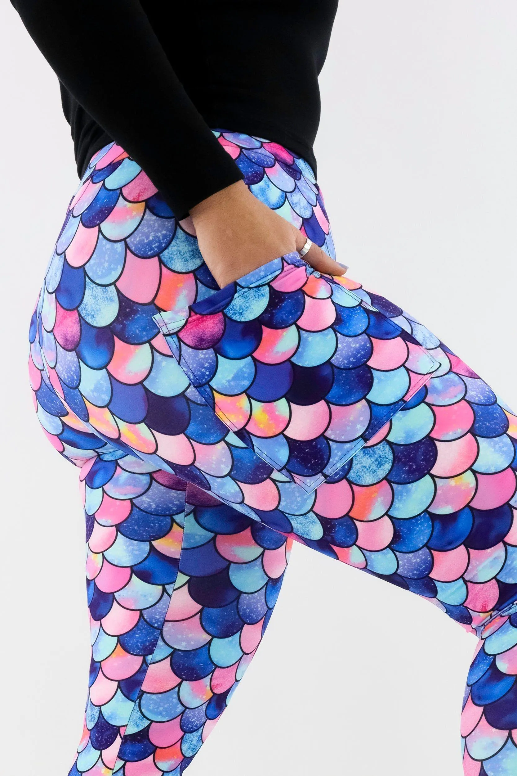 Mermaid For Each Other - Casual - Regular Full Leggings - Pockets