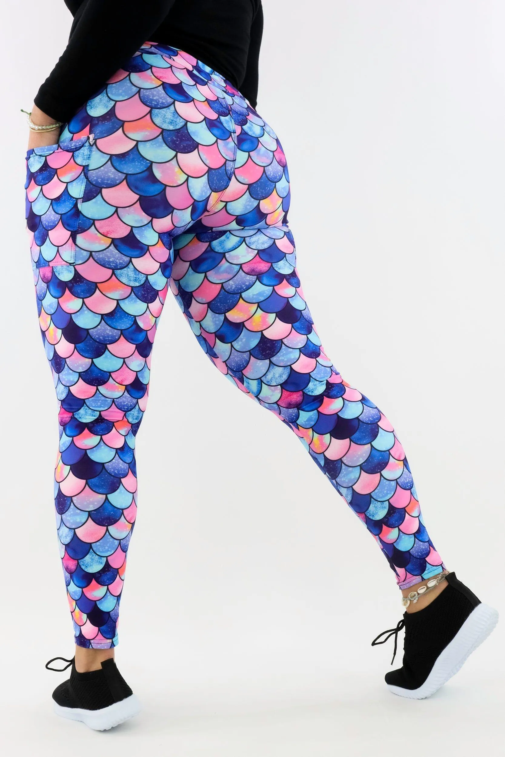 Mermaid For Each Other - Casual - Regular Full Leggings - Pockets