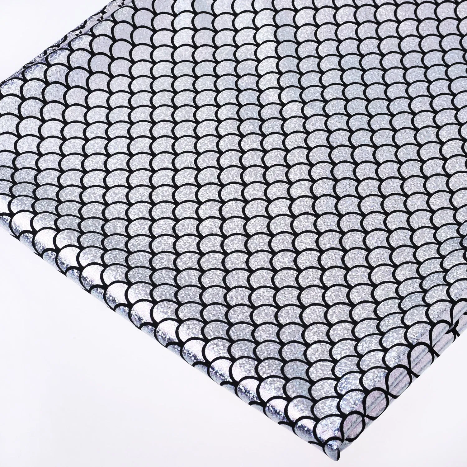 Mermaid Scale Pattern Fabric Fish Scales Spandex Fabric Fish Scale on Spandex Fabric Sold By the Yard 102701