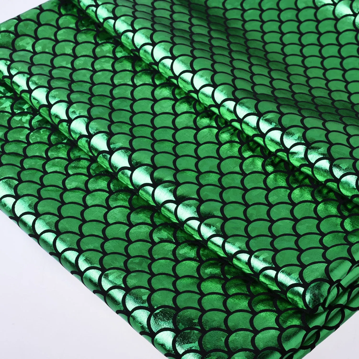 Mermaid Scale Pattern Fabric Fish Scales Spandex Fabric Fish Scale on Spandex Fabric Sold By the Yard 102701