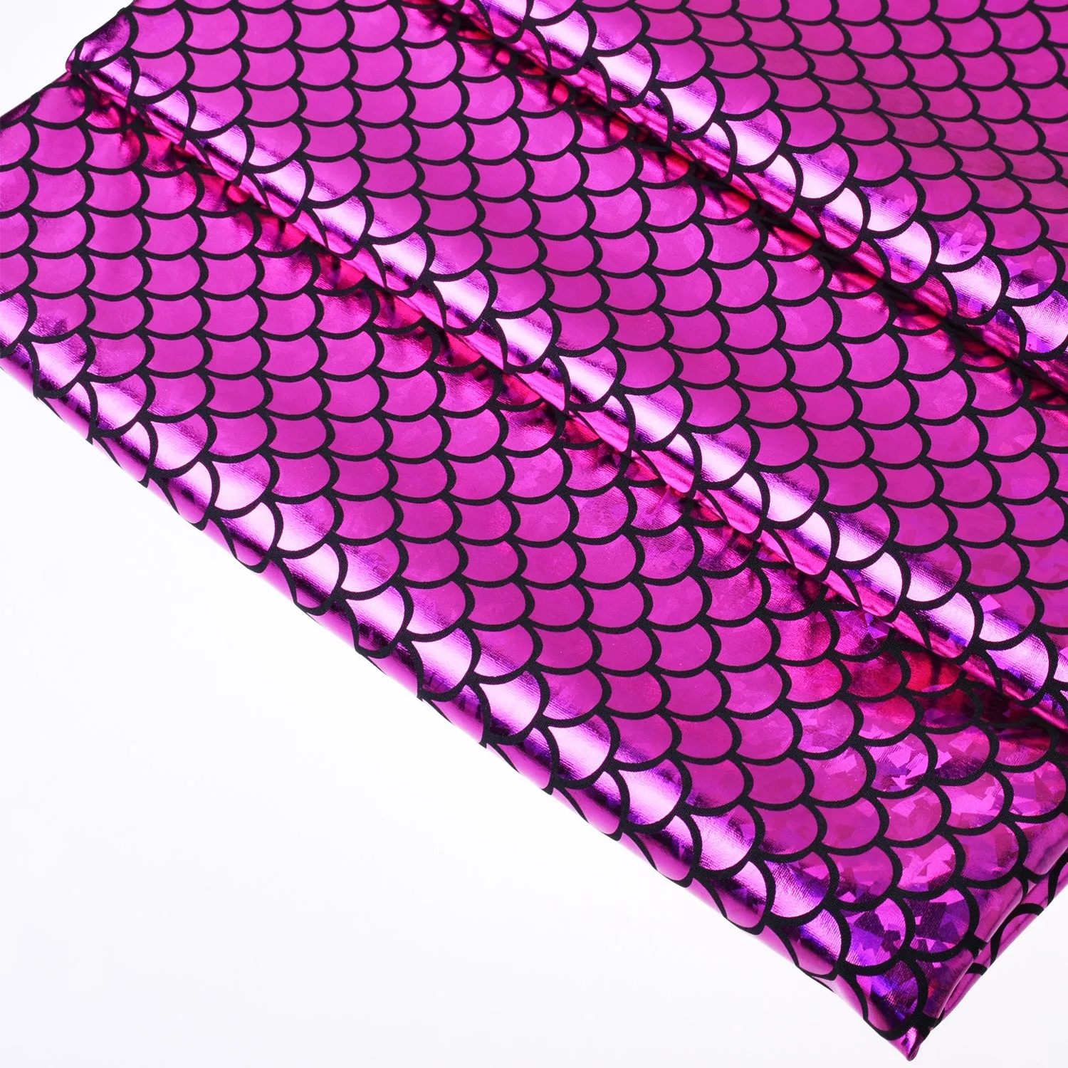 Mermaid Scale Pattern Fabric Fish Scales Spandex Fabric Fish Scale on Spandex Fabric Sold By the Yard 102701