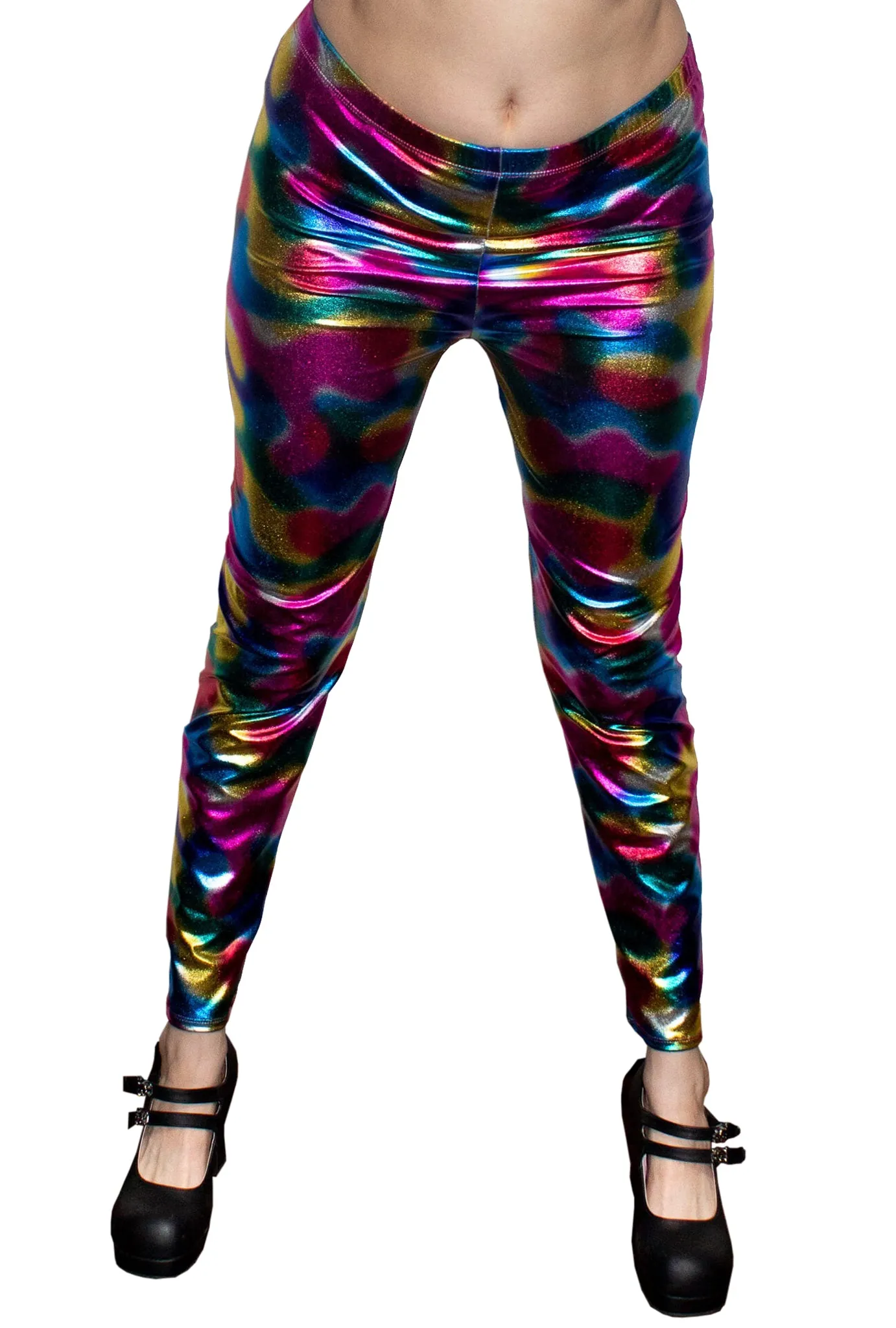 Metallic Rainbow Leggings