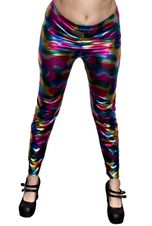 Metallic Rainbow Leggings