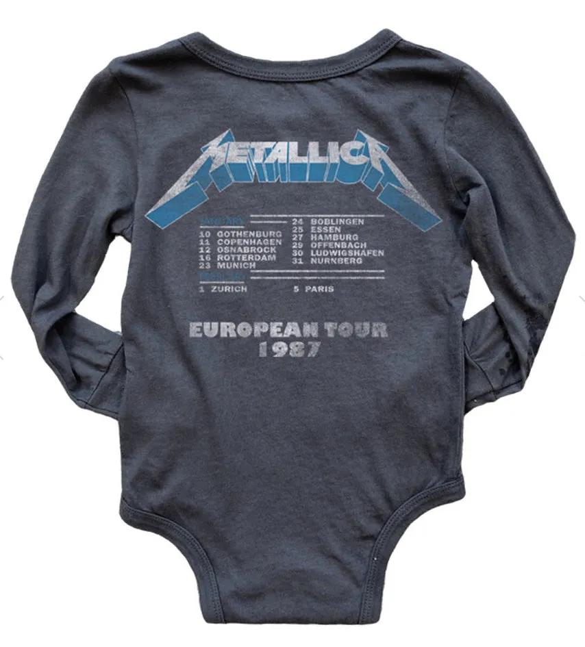METALLICA LONG SLEEVE ONESIE