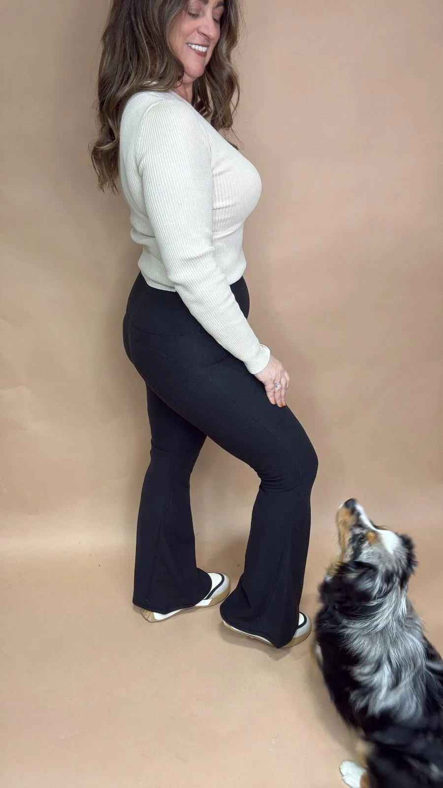 Microfleece Flare Leggings