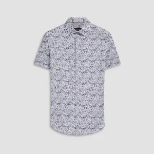 Miles Abstract Print OoohCotton Short Sleeve Shirt