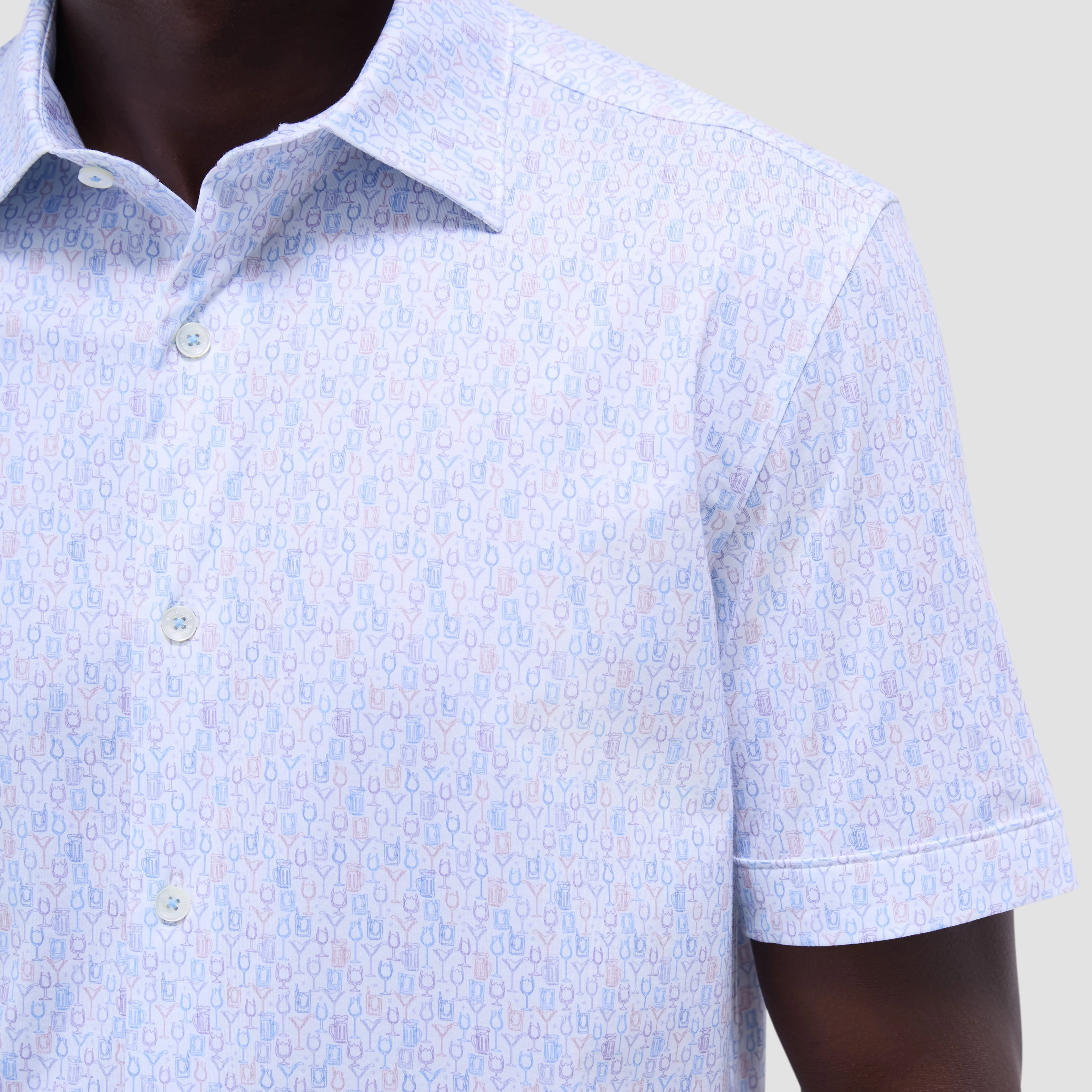 Miles Cocktail OoohCotton Short-Sleeve Shirt