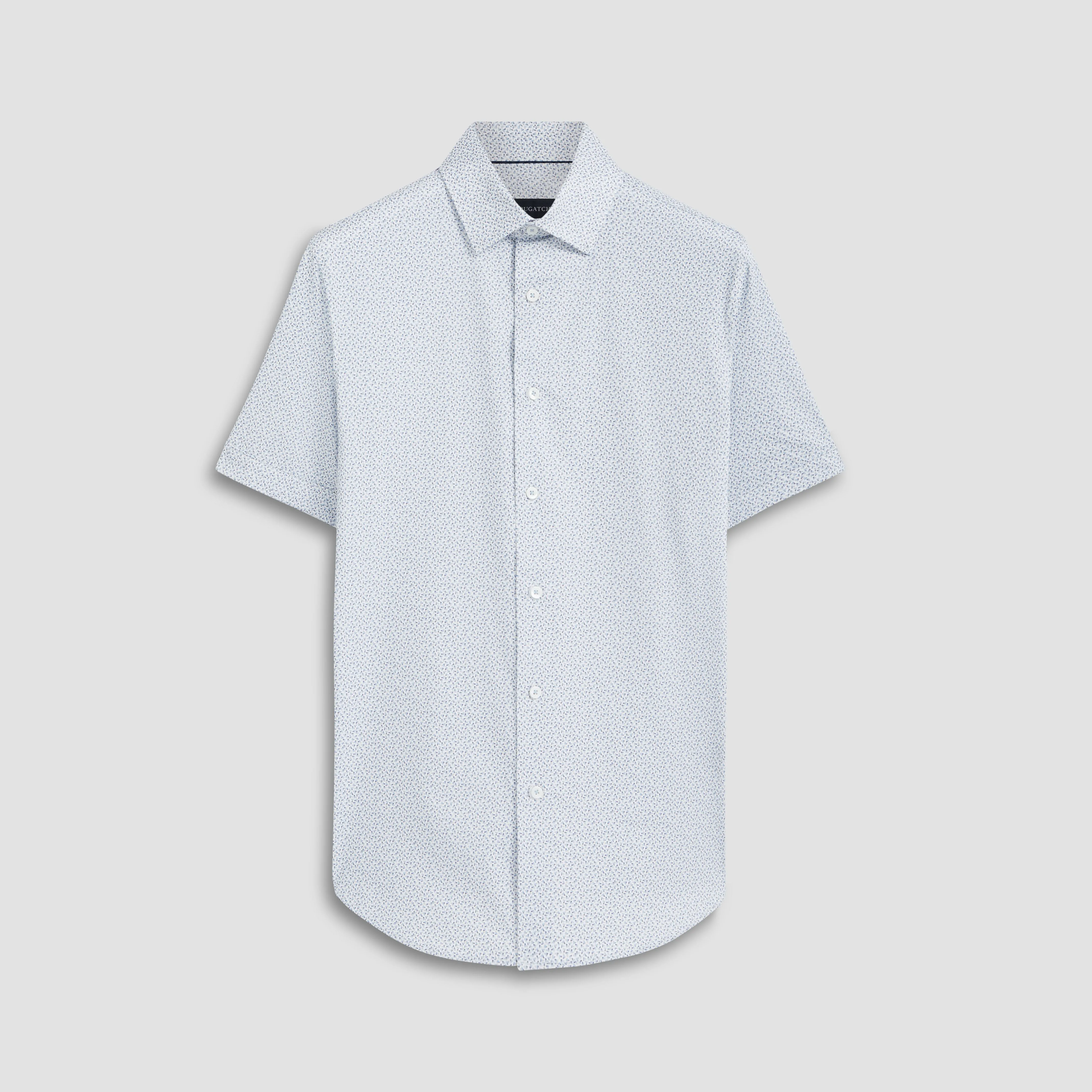 Miles Geometric OoohCotton Short Sleeve Shirt