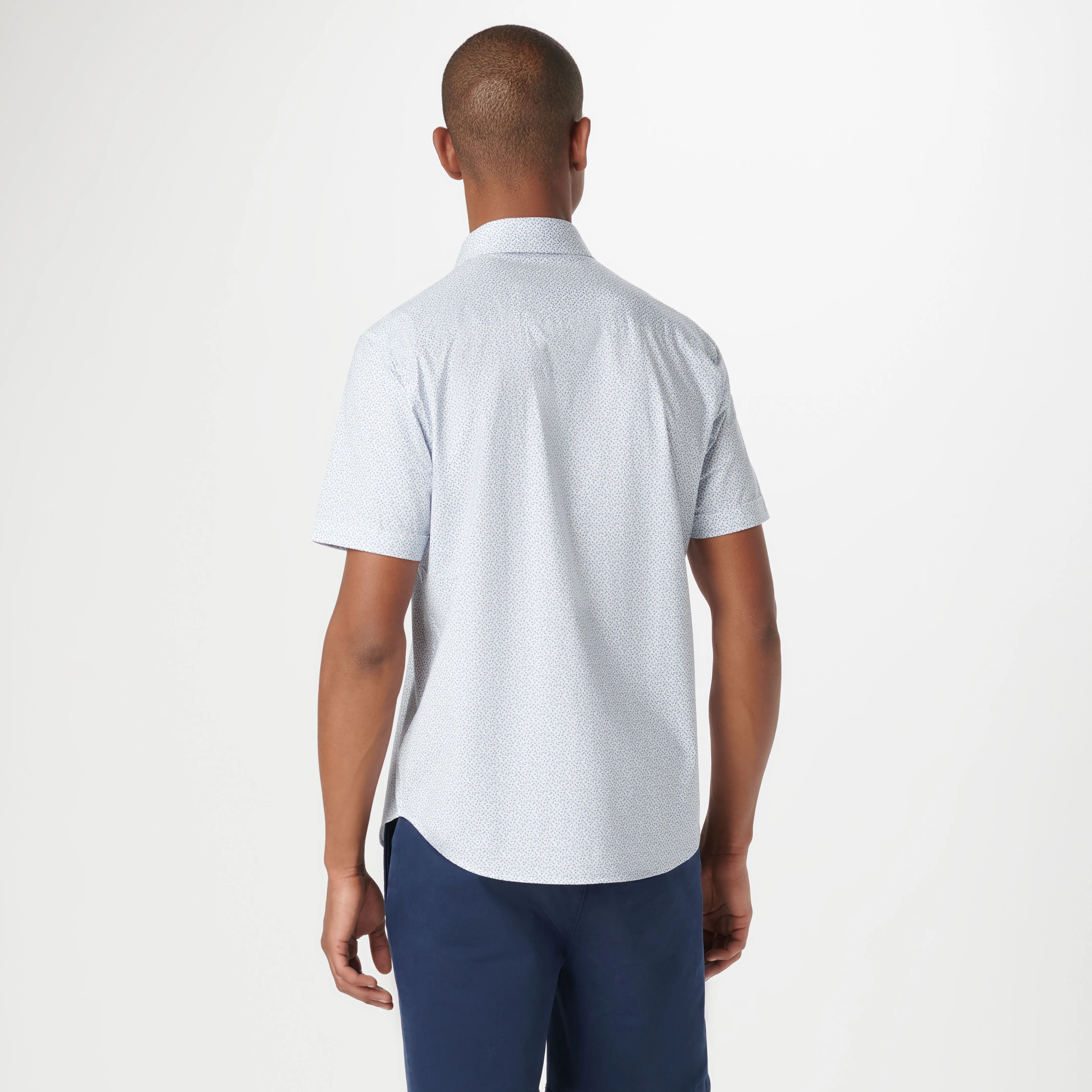 Miles Geometric OoohCotton Short Sleeve Shirt