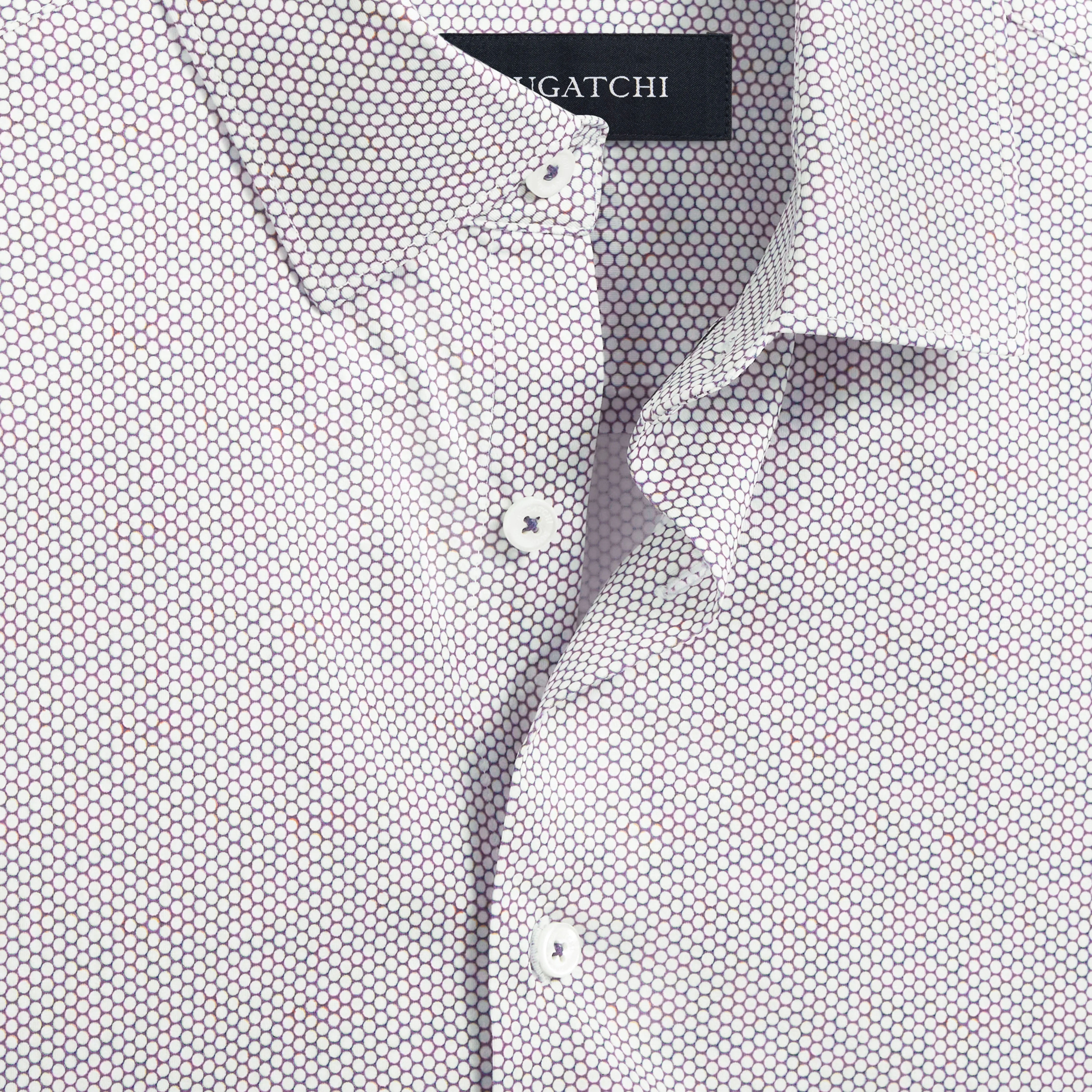 Miles Geometric OoohCotton Short Sleeve Shirt