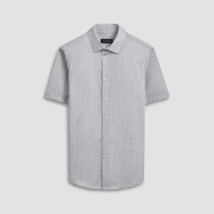 Miles Geometric OoohCotton Short Sleeve Shirt