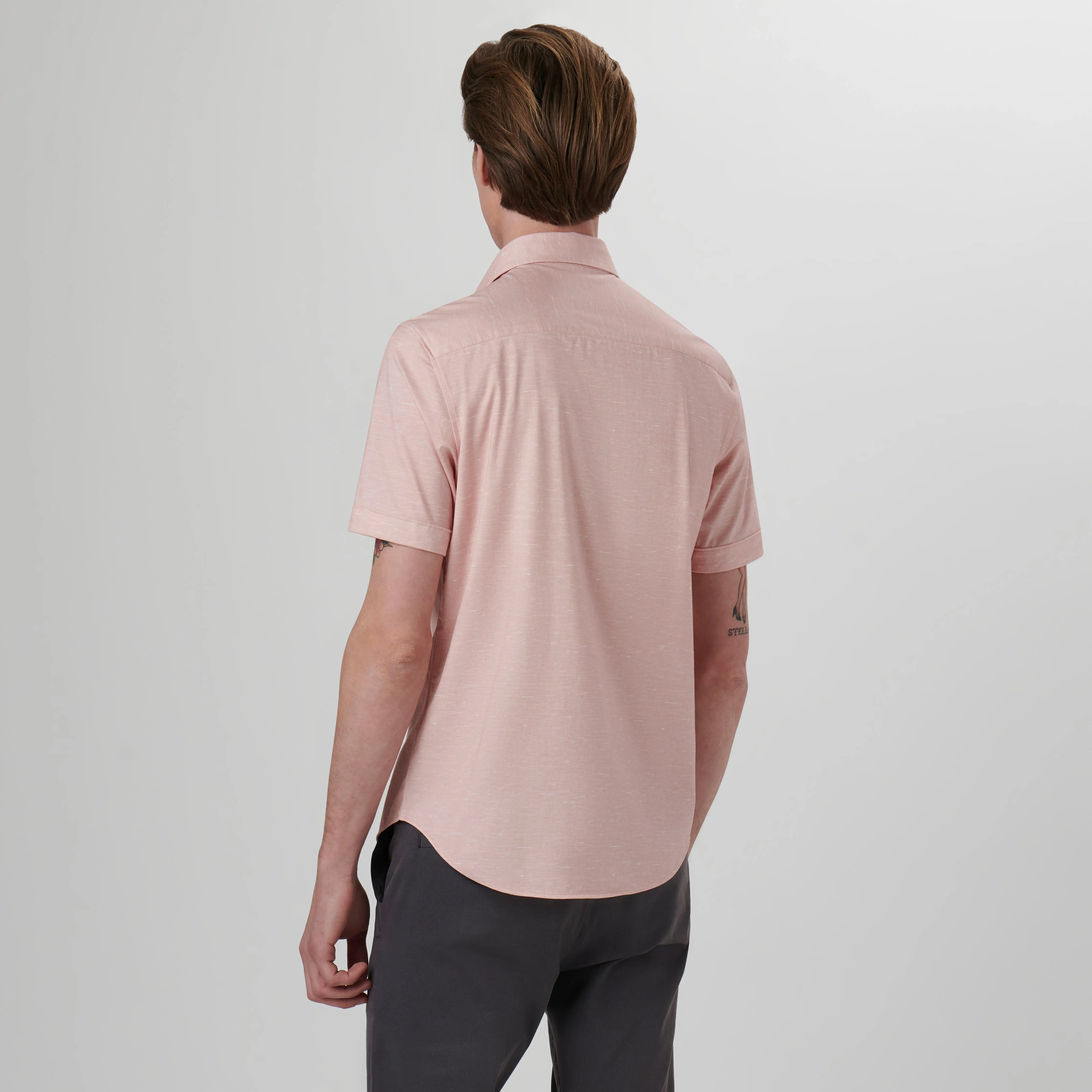Miles Melange OoohCotton Short Sleeve Shirt