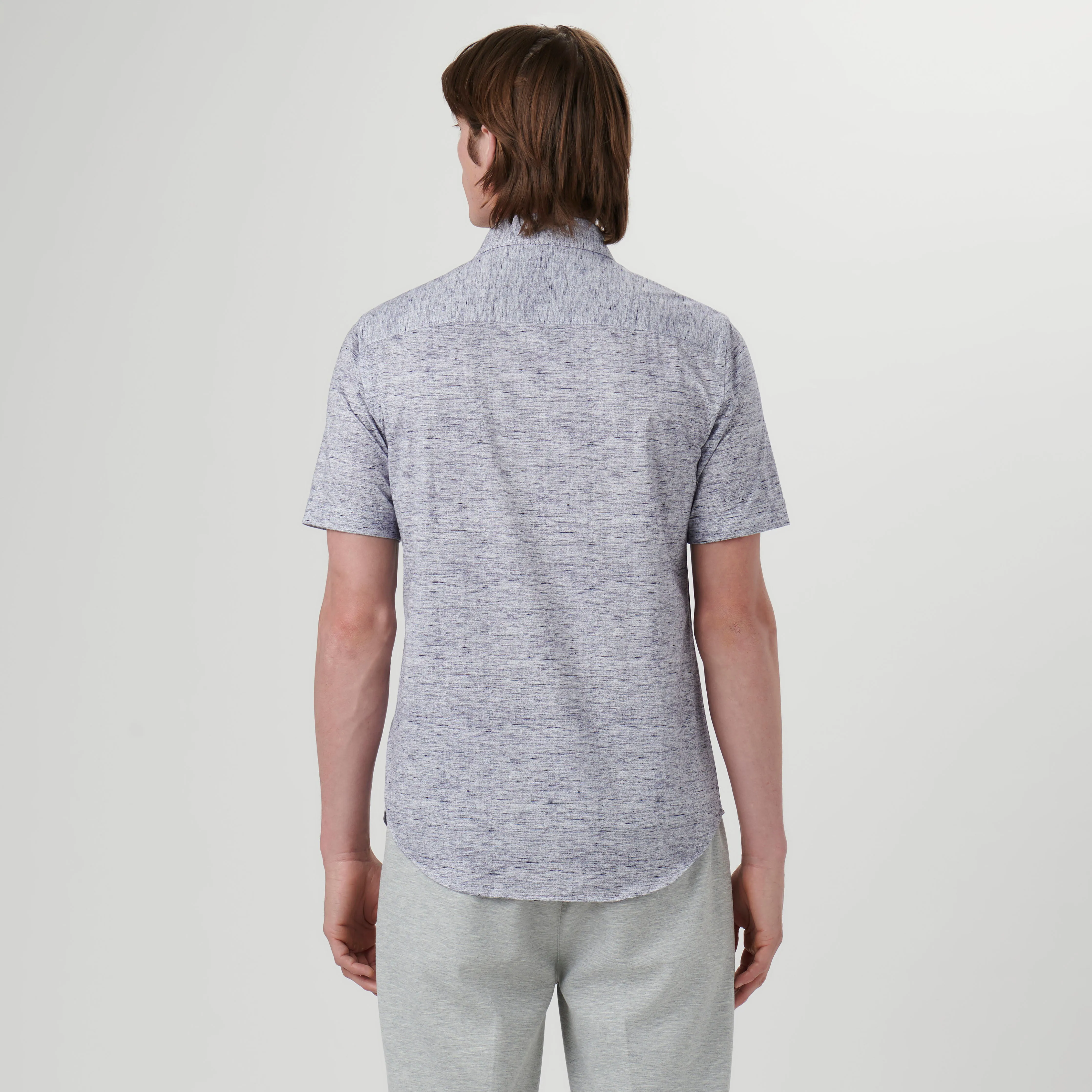 Miles Melange OoohCotton Short Sleeve Shirt