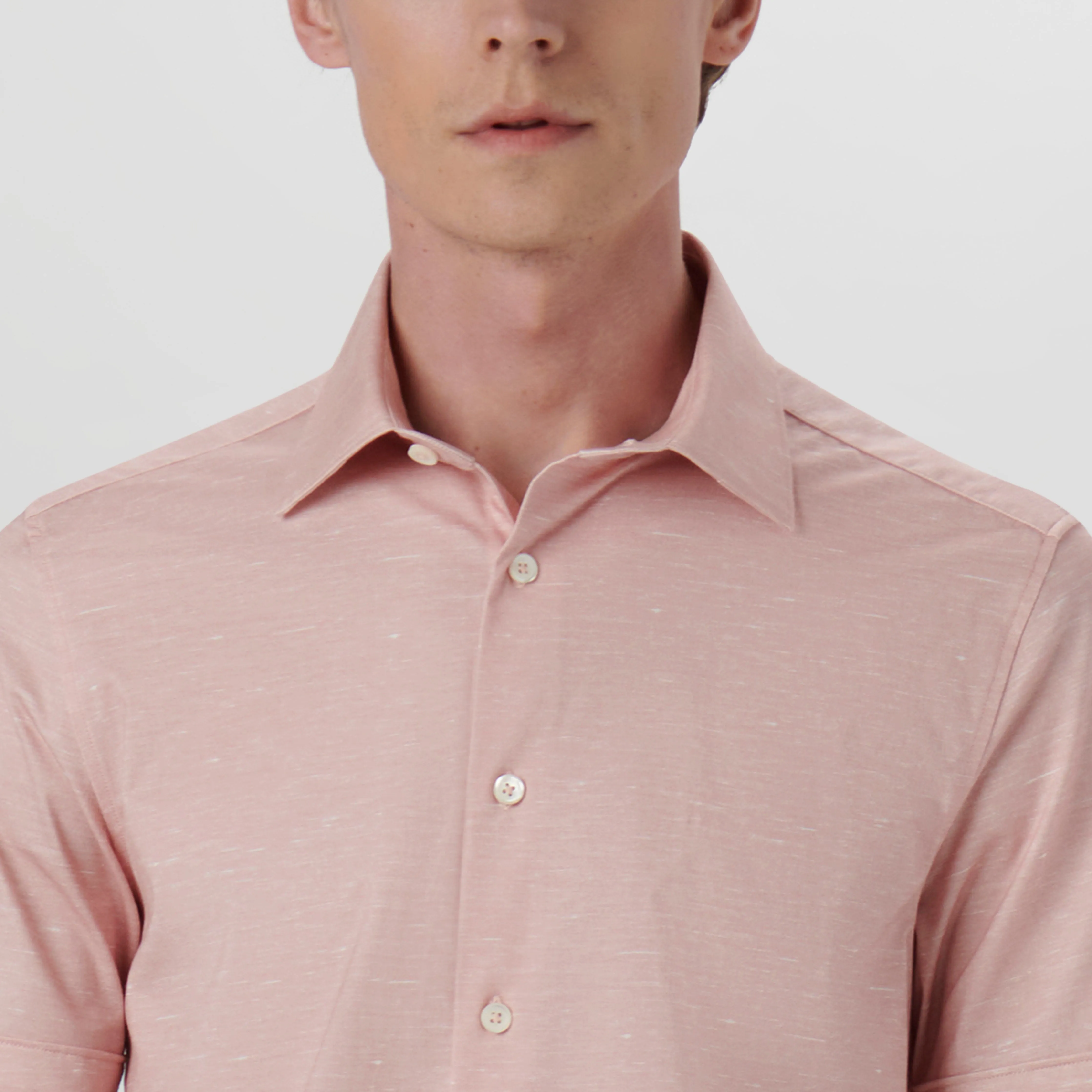 Miles Melange OoohCotton Short Sleeve Shirt