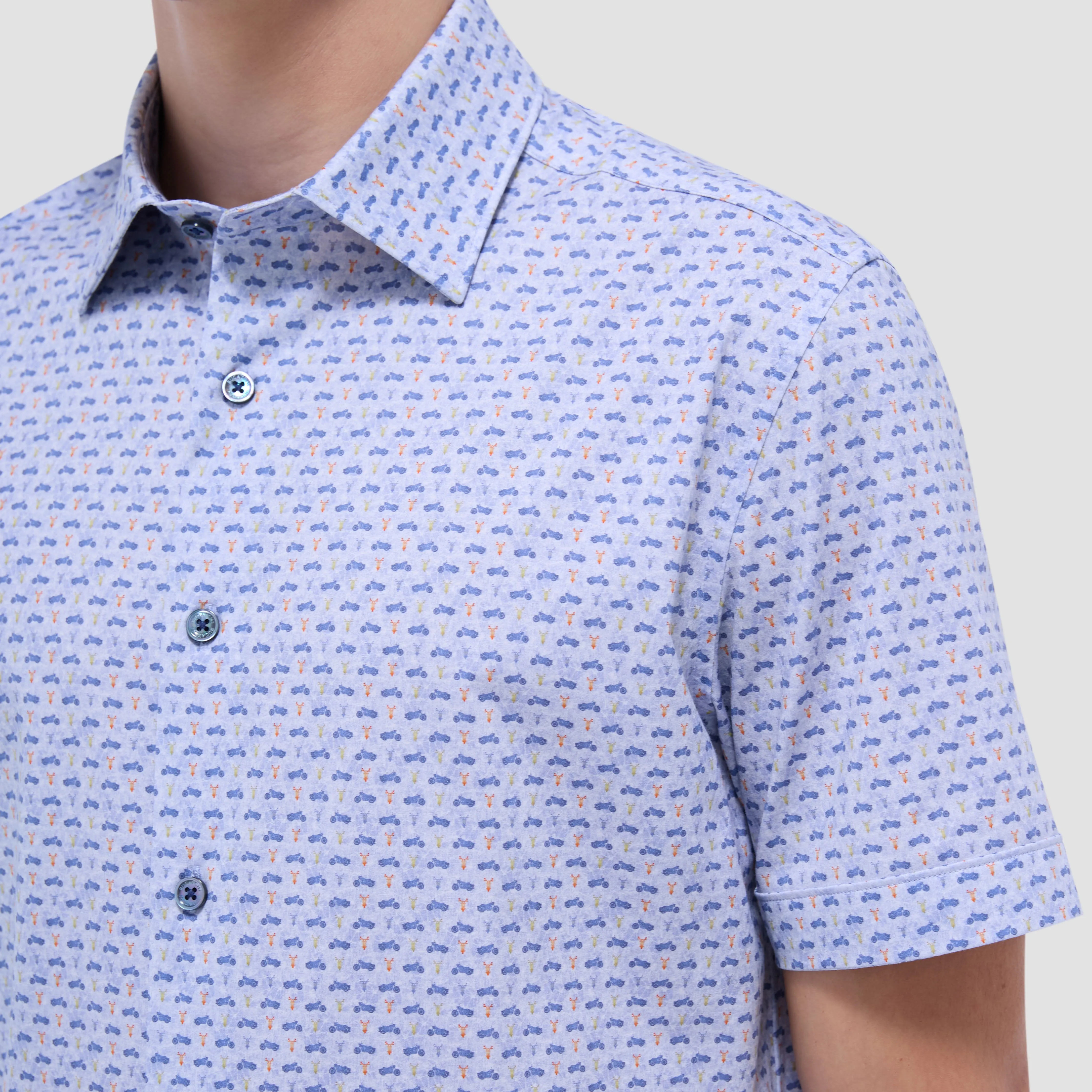 Miles Motorcycle OoohCotton Short-Sleeve Shirt