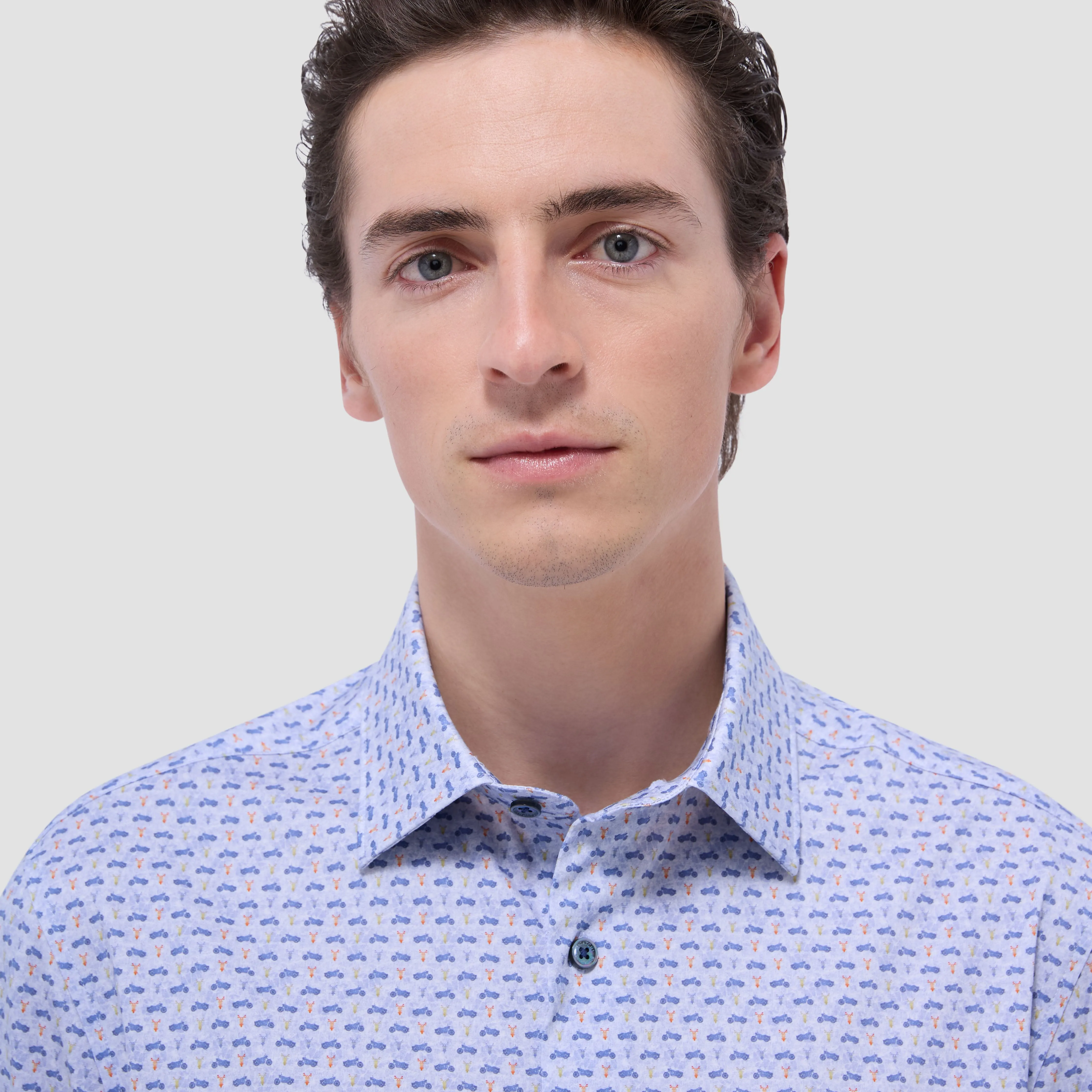 Miles Motorcycle OoohCotton Short-Sleeve Shirt