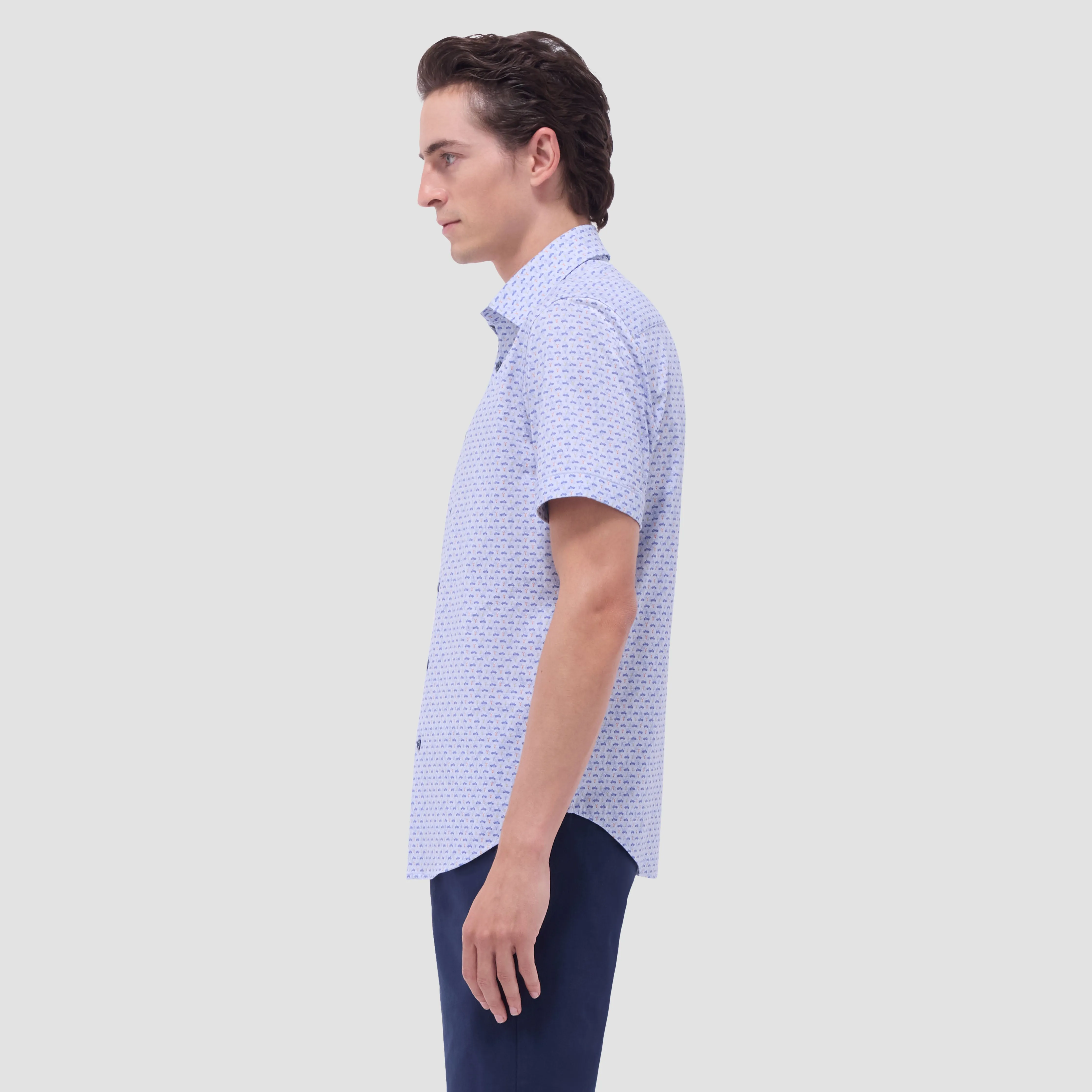 Miles Motorcycle OoohCotton Short-Sleeve Shirt