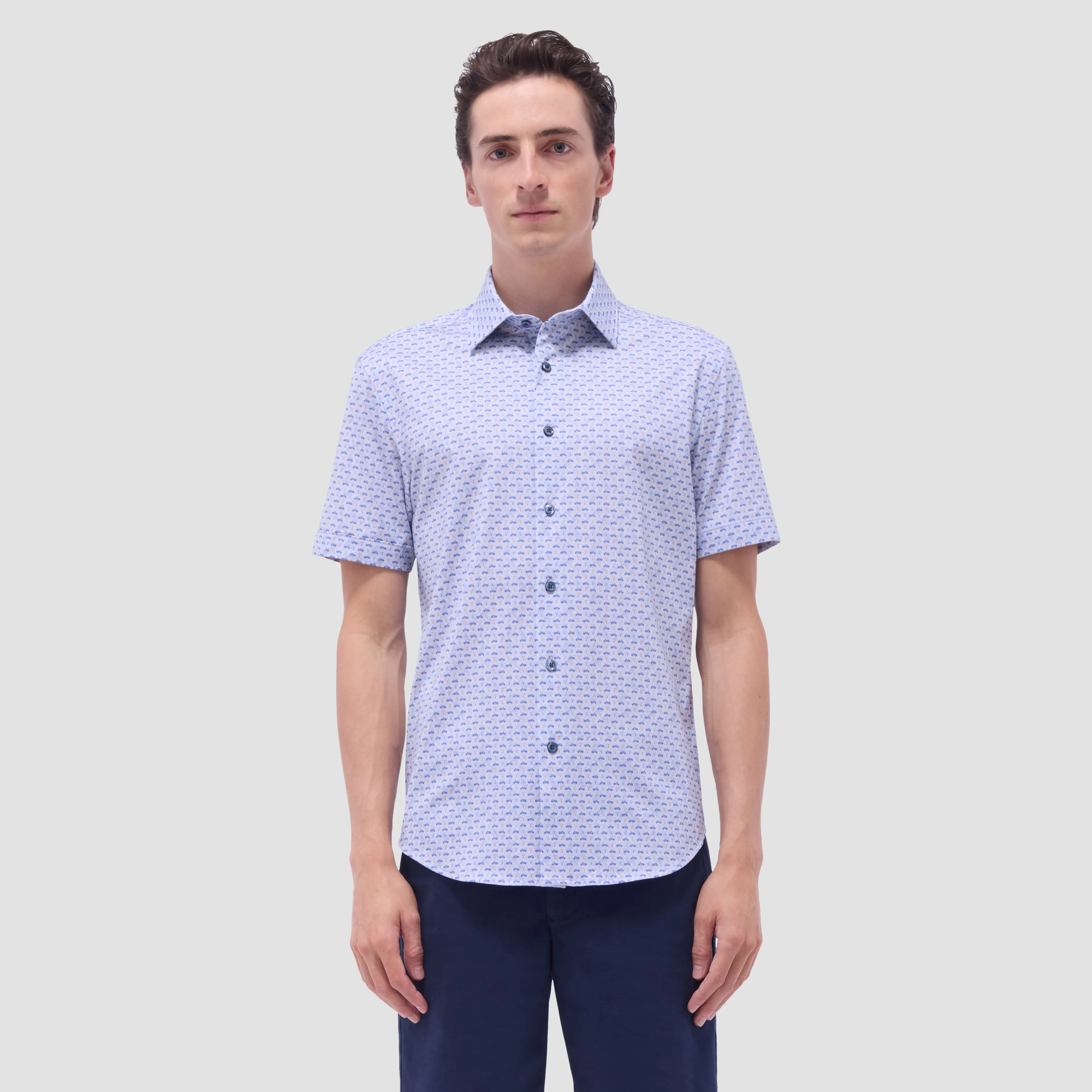 Miles Motorcycle OoohCotton Short-Sleeve Shirt