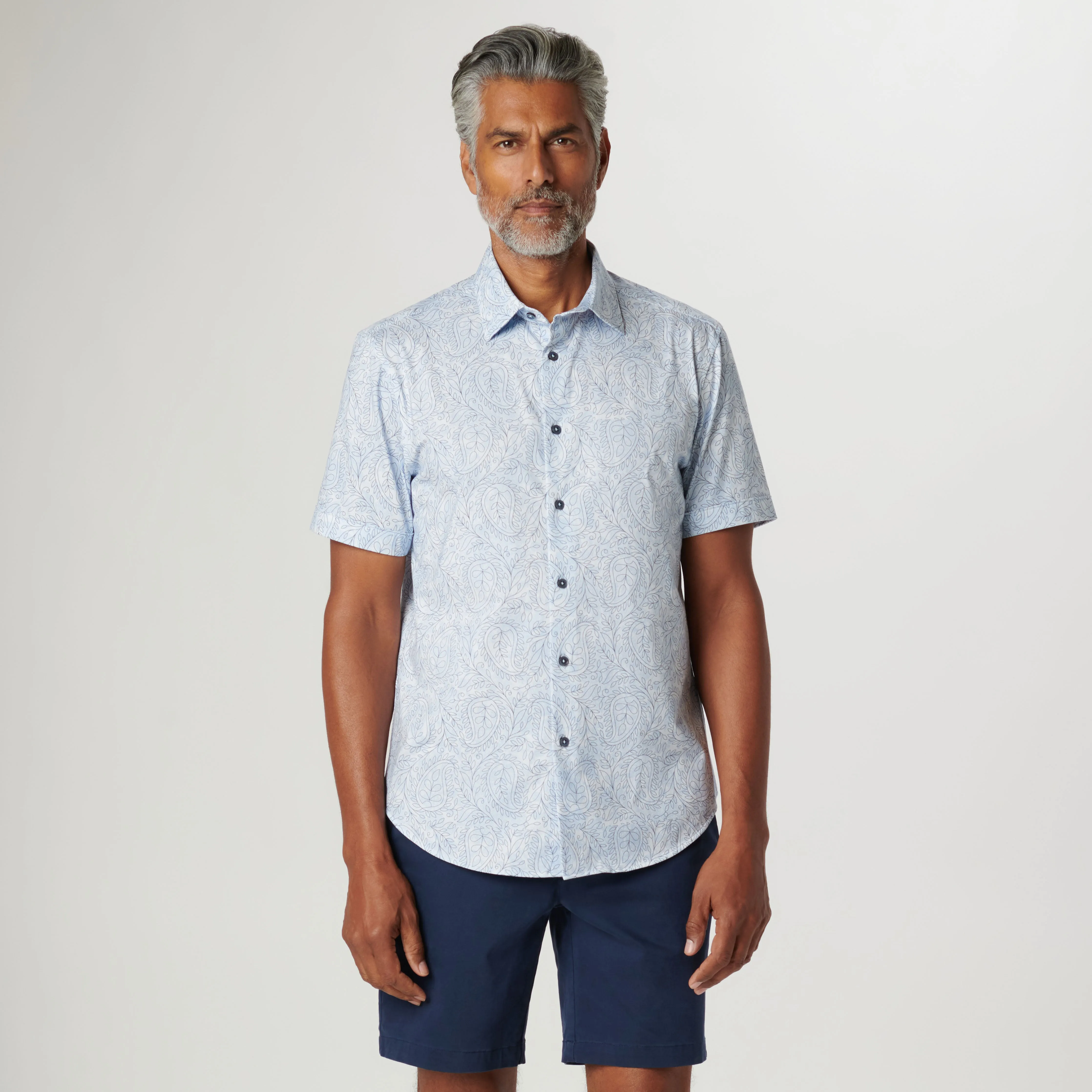 Miles Paisley OoohCotton Short Sleeve Shirt