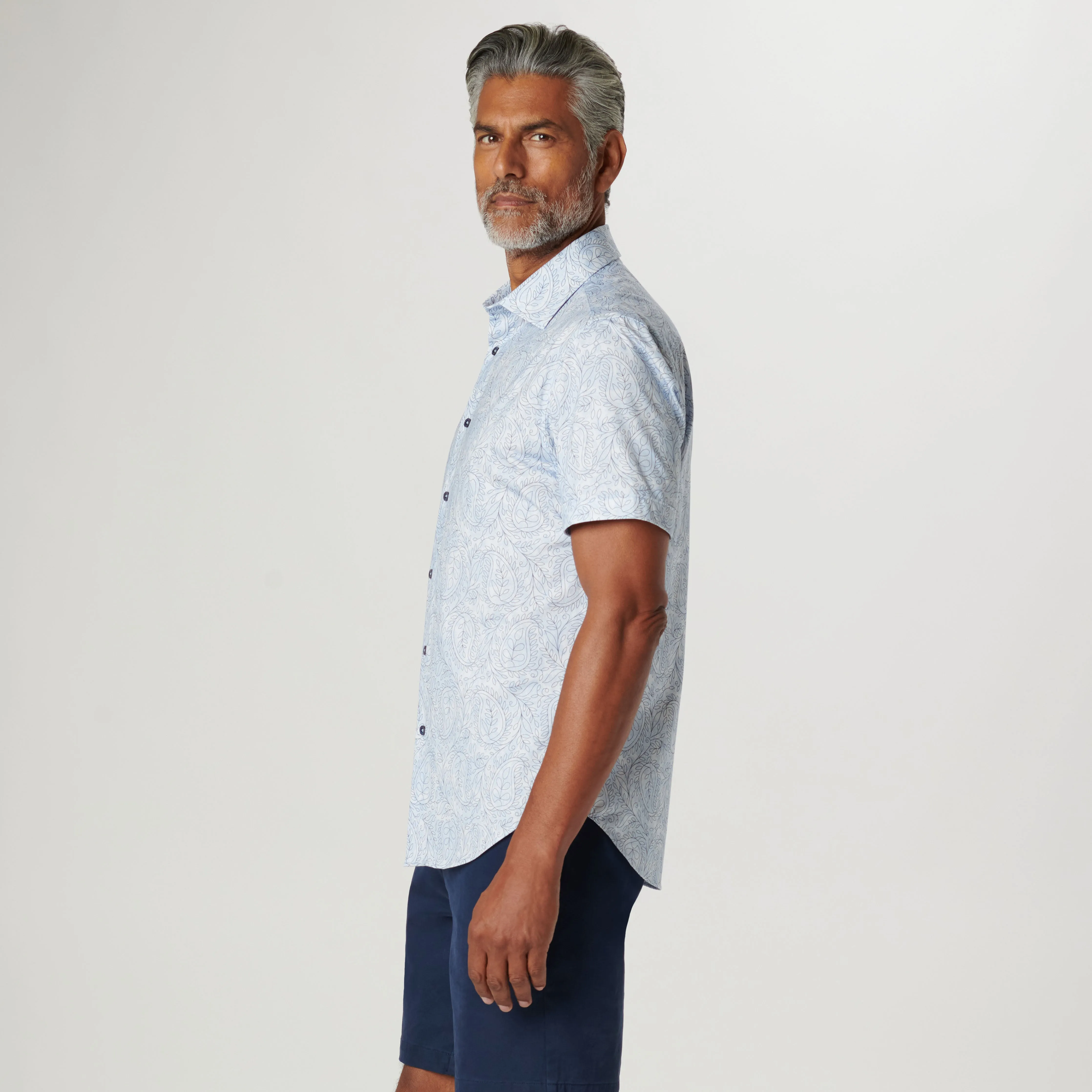 Miles Paisley OoohCotton Short Sleeve Shirt