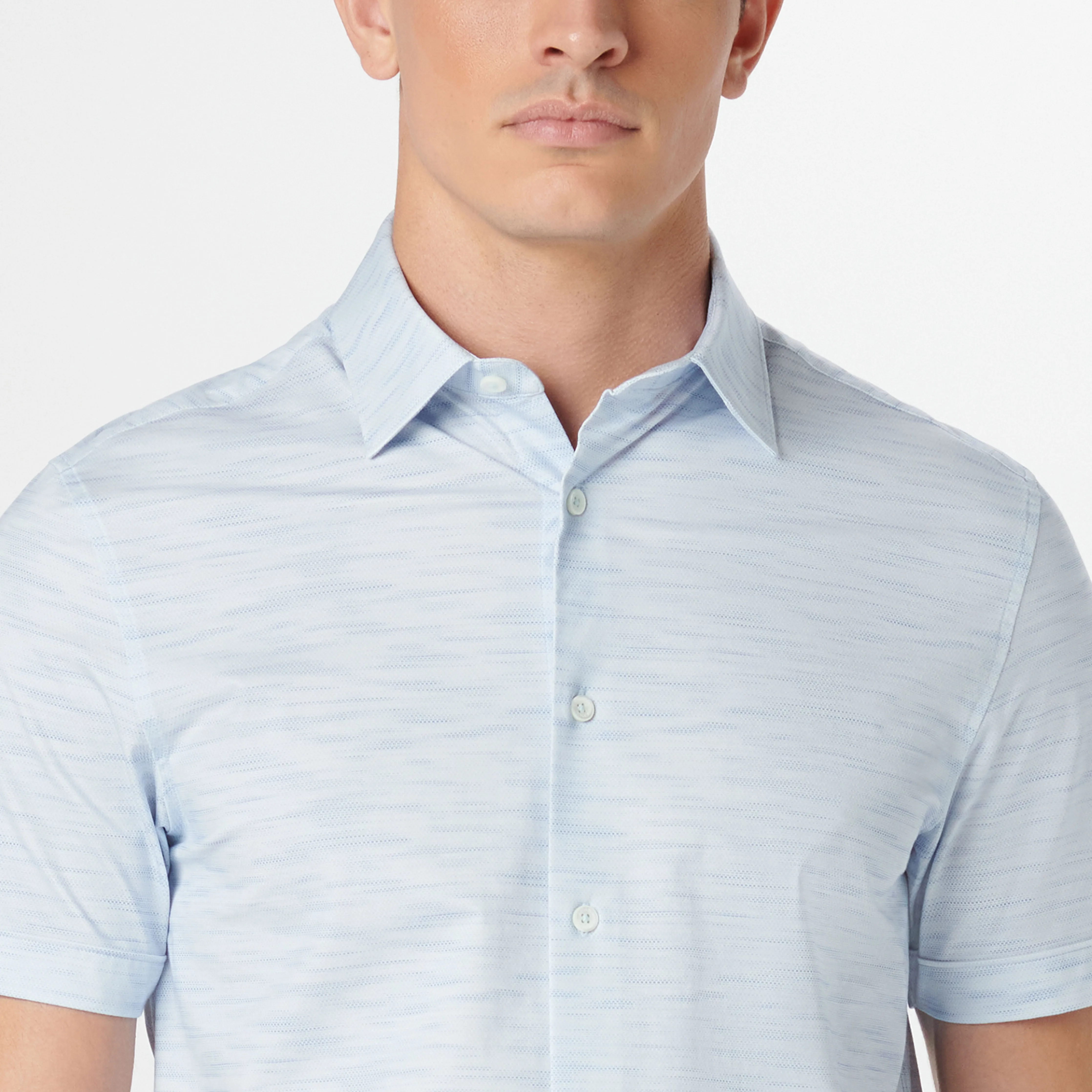 Miles Stitch Print OoohCotton Short Sleeve Shirt