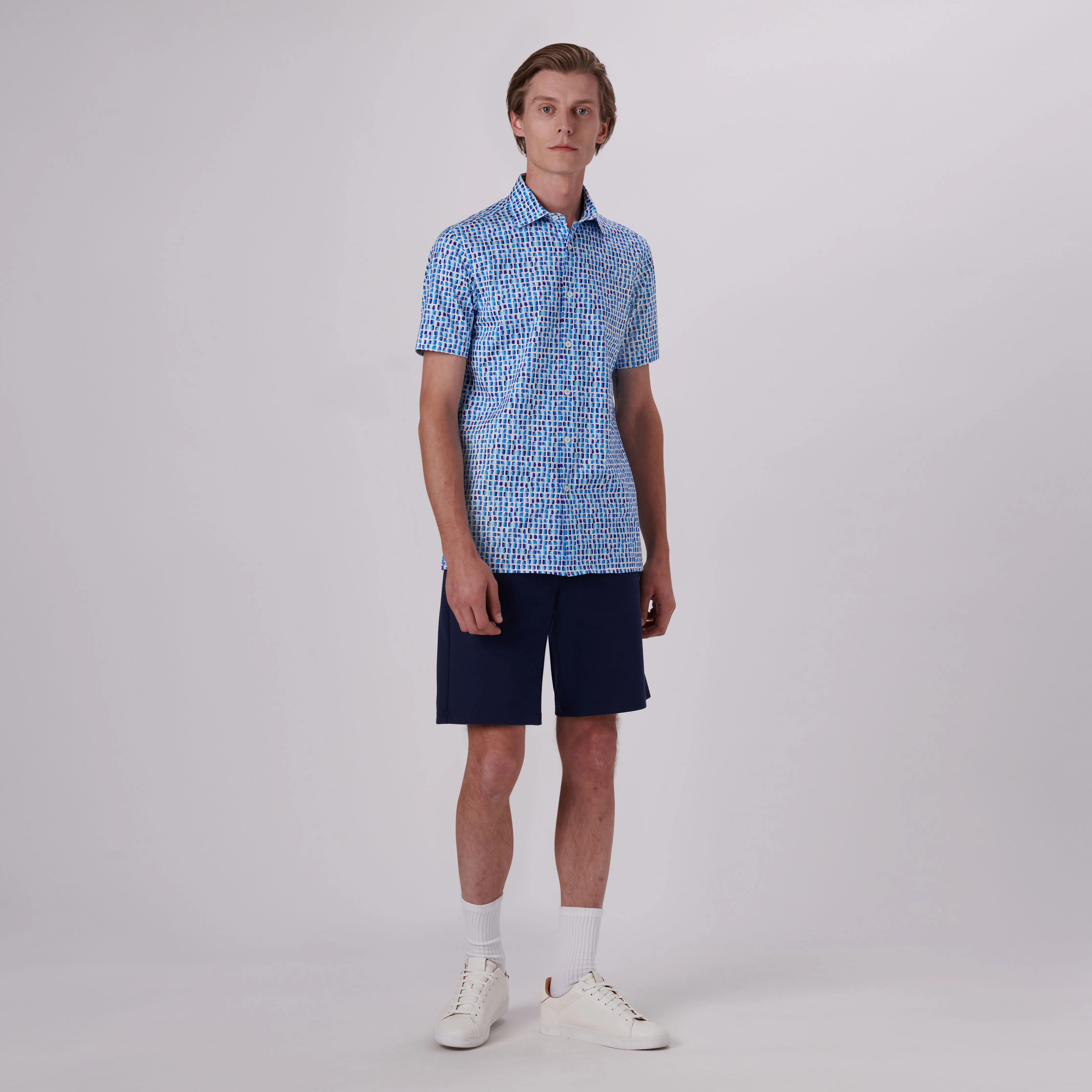 Milo Abstract Print OoohCotton Short Sleeve Shirt