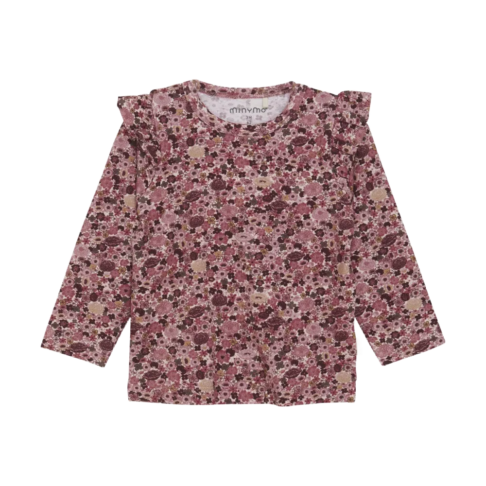 Minymo Long Sleeved Shirt - Floral