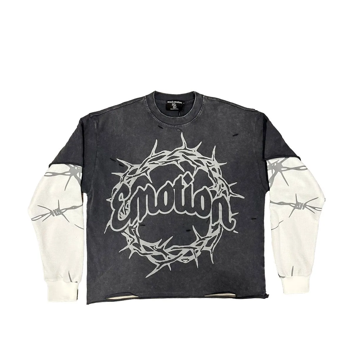 Mixed Emotion “Barbed Wire” Thermal Long Sleeve