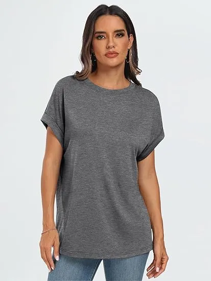 MODARANI Women Tops Casual Basic T Shirts