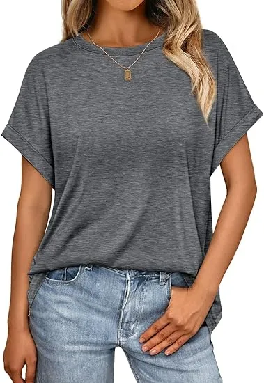 MODARANI Women Tops Casual Basic T Shirts
