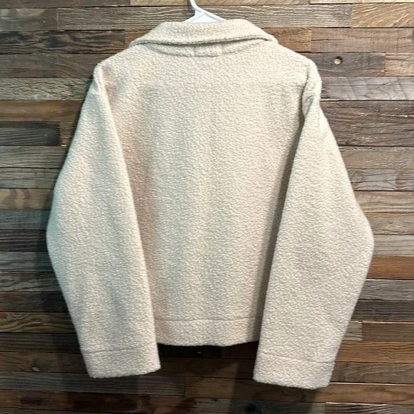 Mododoc Long Sleeve 3 Button Boucle Cardigan Jacket Women’s Size Small