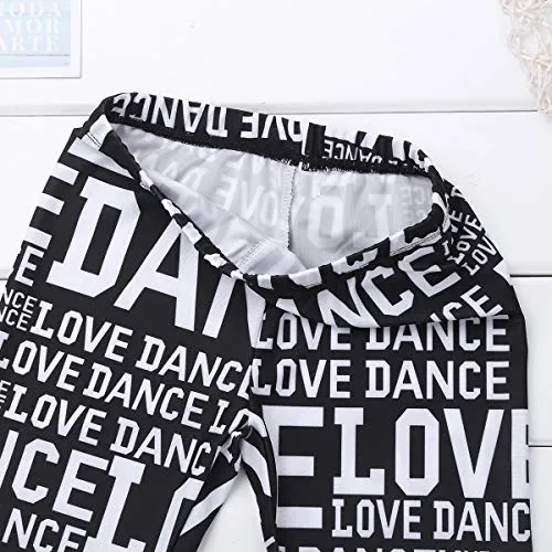Moggemol Girls Stretchy Dance Legging Pants