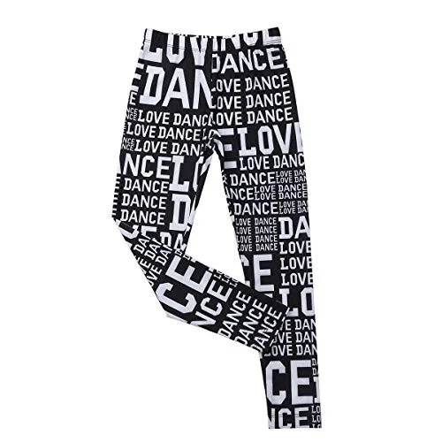 Moggemol Girls Stretchy Dance Legging Pants